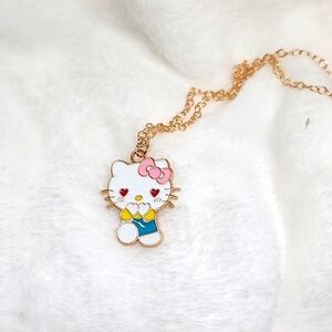 😺 Hello Kitty heart 😻 eye necklace 😍